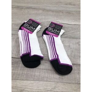 SOCKS WOMENS QUARTER BUM EQUIPMENT 2 PAIRS SIZES 5-9  ARCH‎ SUPPORT LOW CUT #3